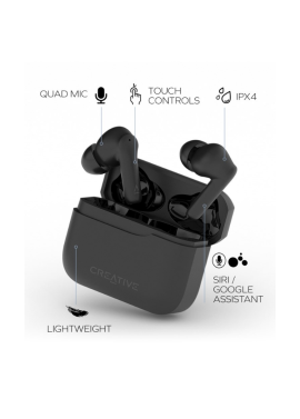 INEAR CREATIVE ZEN AIR 2 BT PRETO