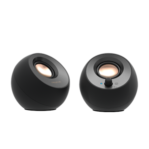 COLUNAS CREATIVE 20 PEBBLE V3 USB BLUETOOTH 50 PRETO