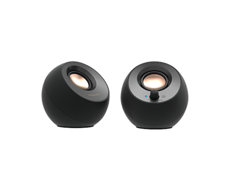 COLUNAS CREATIVE 20 PEBBLE V3 USB BLUETOOTH 50 PRETO