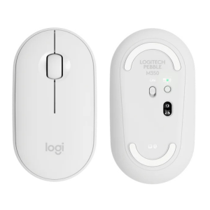 MOUSE LOGITECH WIFI PEBBLE M350 BRANCO