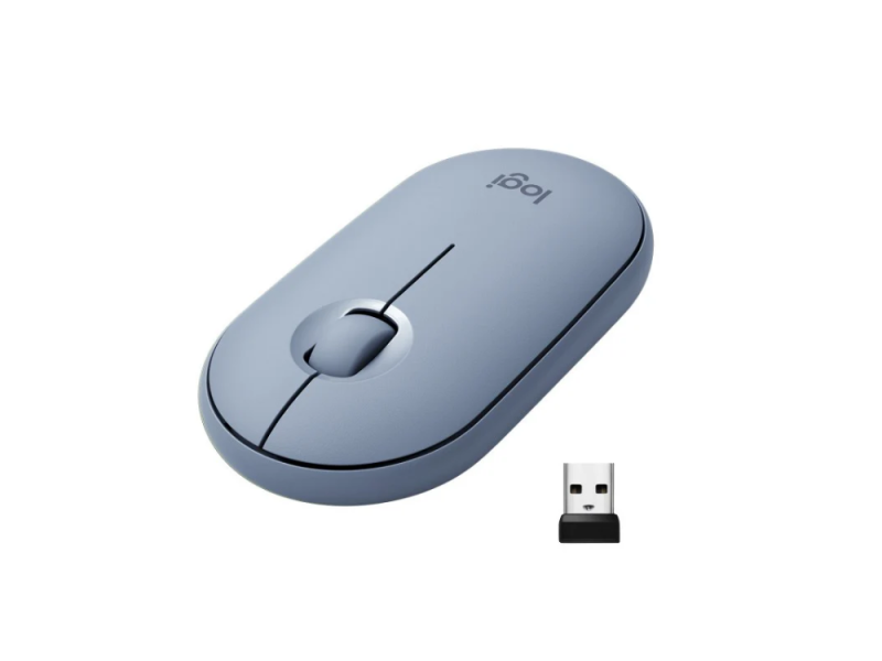 MOUSE LOGITECH WIFI PEBBLE M350 AZUL