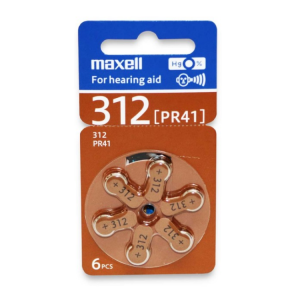 PILHA MOEDA MAXELL PR41WA 312 6UN 145V