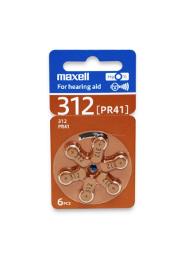 PILHA MOEDA MAXELL PR41WA 312 6UN 145V