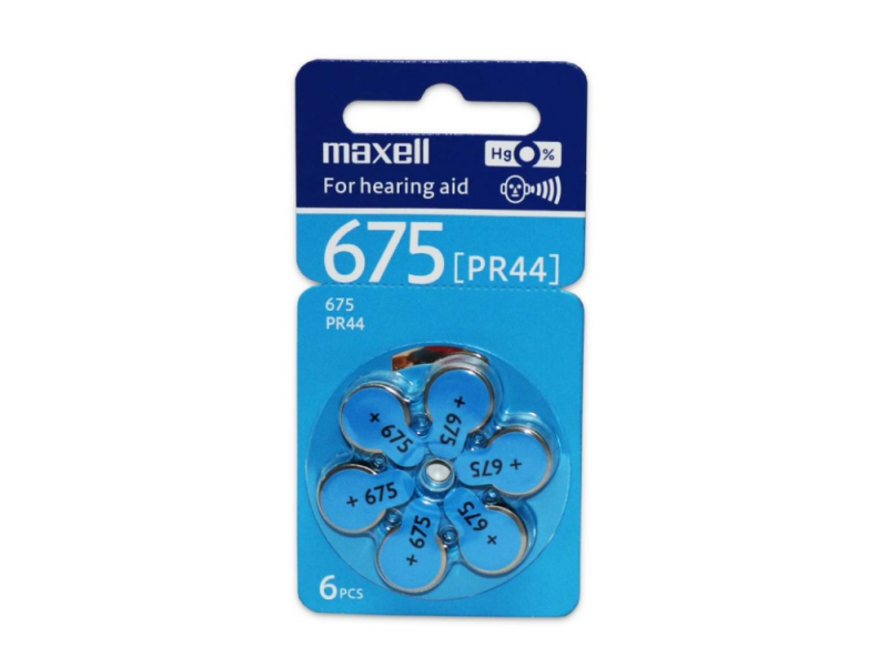 PILHA MOEDA MAXELL PR44WA 675 6UN 145V