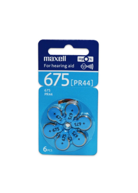 PILHA MOEDA MAXELL PR44WA 675 6UN 145V