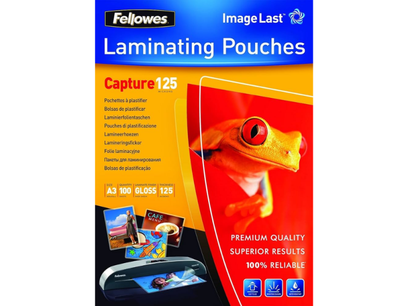 BOLSAS PLASTIFICFELLOWES 125MIC A3100