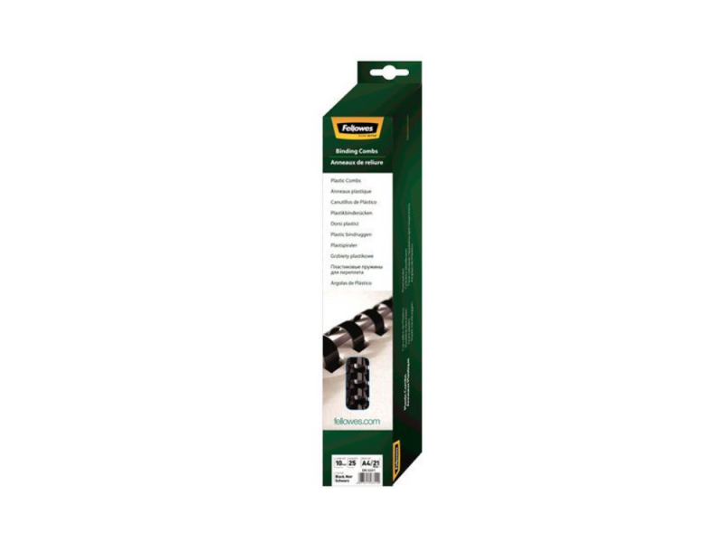 FE ARGOLAS PLASTIC A4 10MM25 PRETA