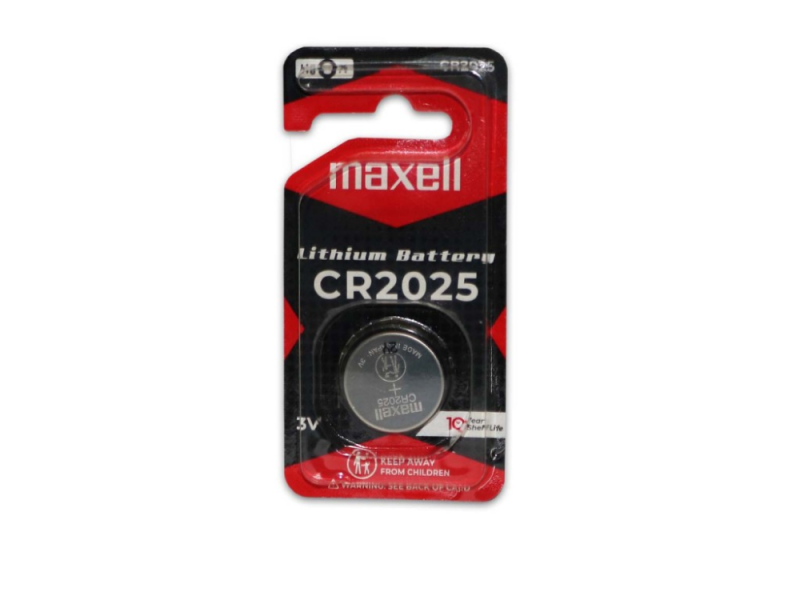 PILHA MOEDA MAXELL CR2025 1UN 3V