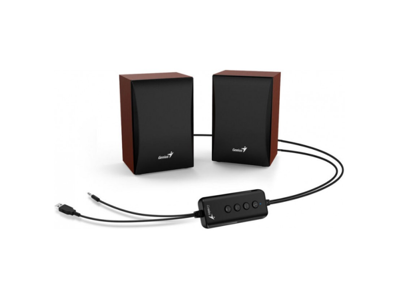 COLUNAS GENIUS SPHF380BT USB BT 50 MADEIRA