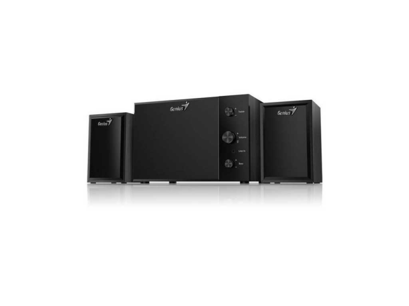 COLUNAS GENIUS SW21 350 15W 220V PRETO