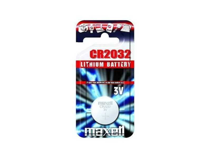 PILHA MOEDA MAXELL CR2032 PK1 3V (110)
