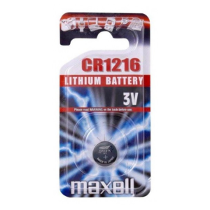PILHA MOEDA MAXELL CR1216 1UN BL