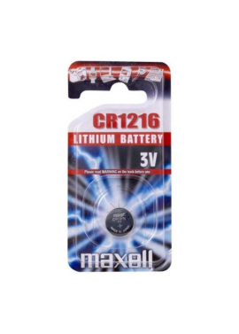 PILHA MOEDA MAXELL CR1216 1UN BL