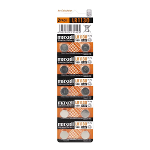 PILHA MOEDA MAXELL LR1130 189 PACK2 (15) 15V