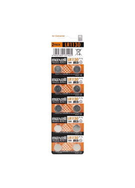 PILHA MOEDA MAXELL LR1130 189 PACK2 (15) 15V