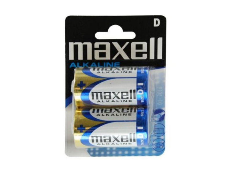 PILHA D LR20 PK2 MAXELL ALKALINE