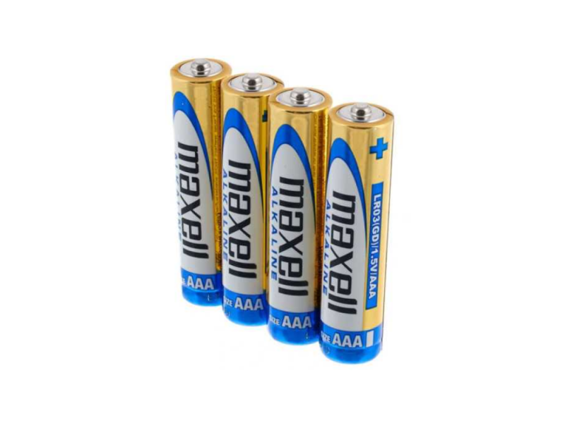 PILHA AAA LR03 PK4  MAXELL ALKALINE