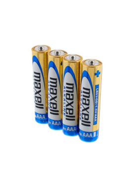 PILHA AAA LR03 PK4  MAXELL ALKALINE