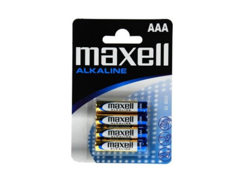 PILHA AAA LR03 PK42 MAXELL ALKALINA
