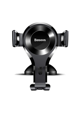 SUPORTE DE CARRO BASEUS C VENTOSA PRETO