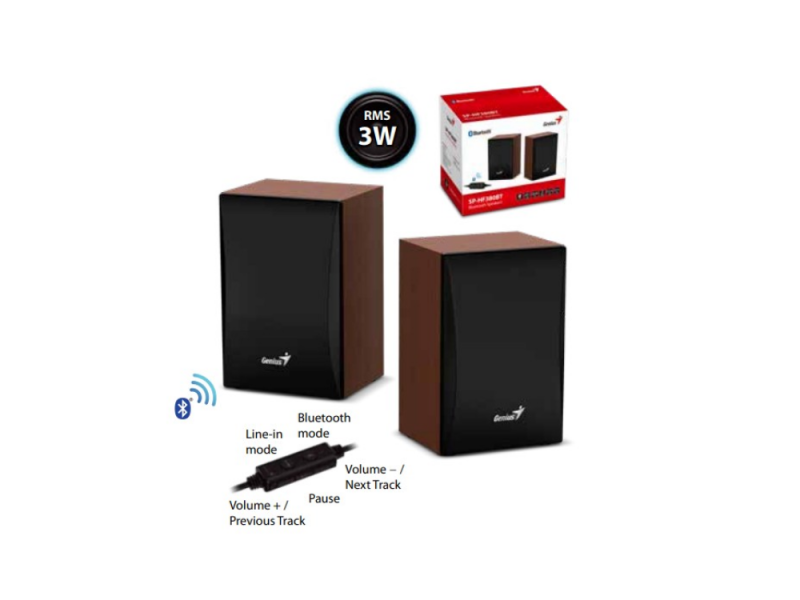 COLUNAS GENIUS SPHF380BT 3W USB