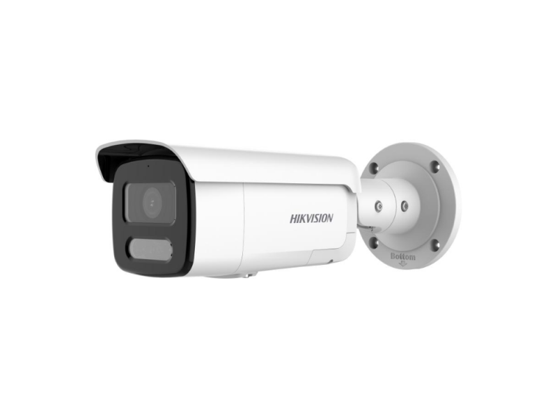 HIKV CAMERA DS-2CD2T47G2-LSU/SL 4MM 4MP BULLET EXIR 60MTS COLORVU ILUMINACAO E AUDIO