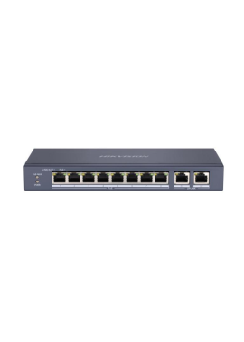 HIKV SWITCH POE DS-3E0310P-E/M 8 PORTAS + 2GB PORTAS