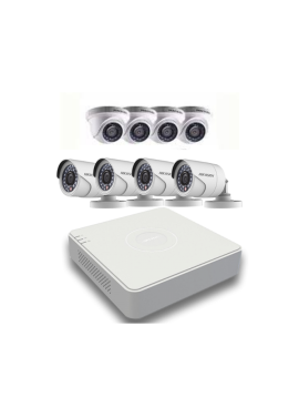 HIKV KIT ANALOGICO DS-J142I/7108HGHI-K1+4+4CAM