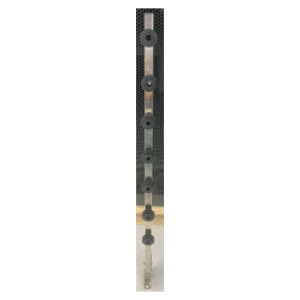 TUBO PRETA 8L C/CURVA NO TOPO P/ CERCA ELÉCTRICA