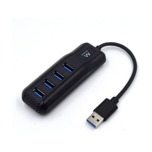 HUB EWENT USB 4X USB 32 GEN1 PRETO