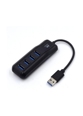 HUB EWENT USB 4X USB 32 GEN1 PRETO