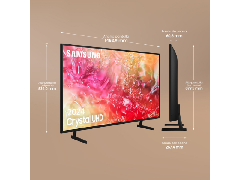 TV 65" LED SAMSUNG DU7175 4K SMART TV