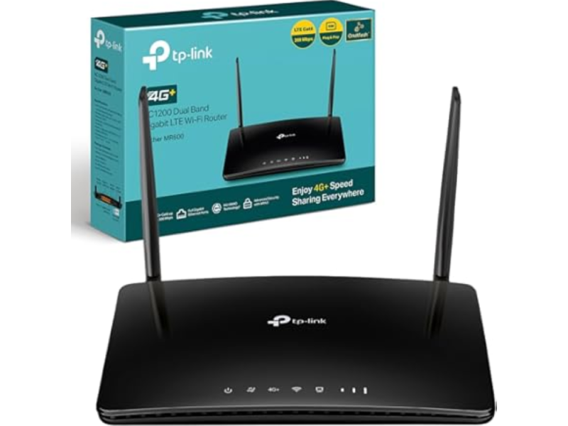 ROUTER TPLINK WIFI 4G LTE 300Mbps N 3X10100Mbps LAN Port 1× 10100 Mbps LANWAN Port 1 Micro SIM Card Slot