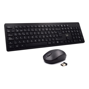 TECLADO  MOUSE EWENT WIRELESS PRETO