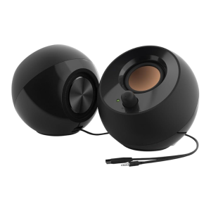 COLUNAS CREATIVE 20 PEBBLE USB PRETO