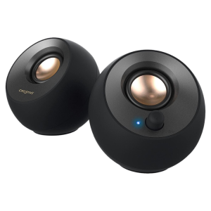 COLUNAS CREATIVE 20 PEBBLE V2 USBC PRETO