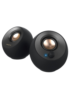 COLUNAS CREATIVE 20 PEBBLE V2 USBC PRETO