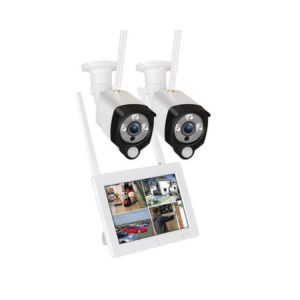 KIT VIGILANCIA WIRELESS 4CH 7" LCD TOUCH 2C2019AN3M CAM WIFI 3MP RECARREGAVEL