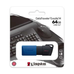 PEN DRIVE 64GB KINGSTON DATA TRAVELER EXODIA M USB 32
