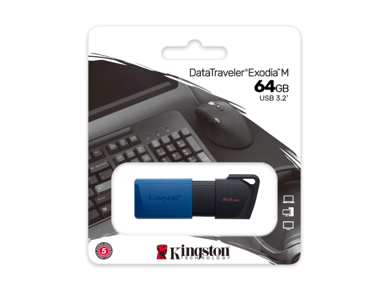 PEN DRIVE 64GB KINGSTON DATA TRAVELER EXODIA M USB 32