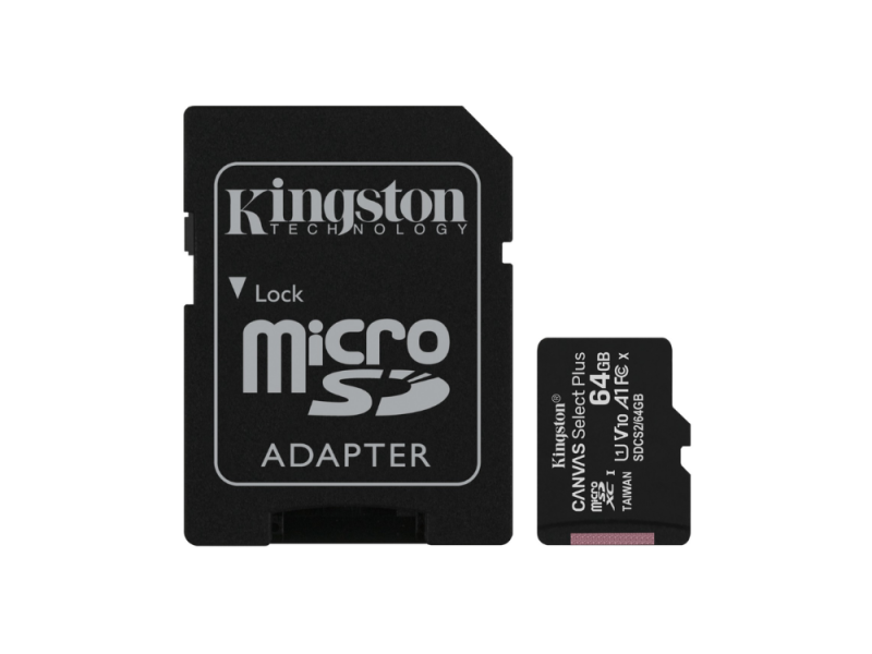MOD MICRO SD 64GB CL10 100R CADAPT KINGSTON