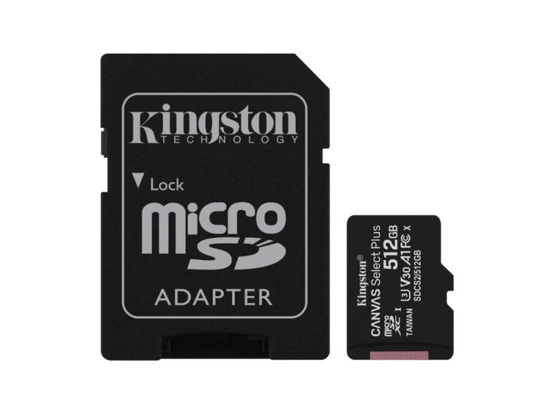 MOD MICRO SD 512GB CL10 SDXC 100R A1 CADAP