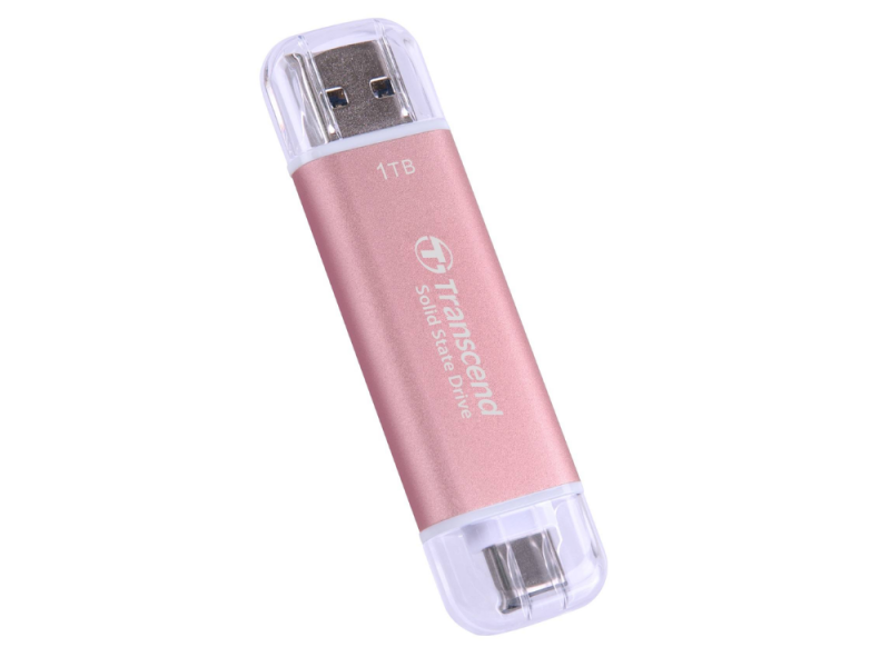 HD EXT 25" 1TB TRANSCEND ESD310P ROSA USBCA