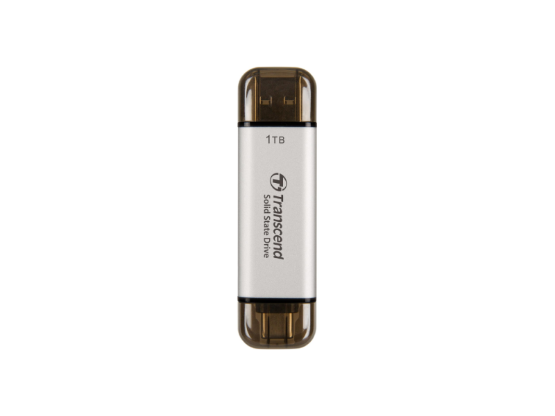 HD EXT 25" 1TB TRANSCEND ESD310S PRATA USBCA