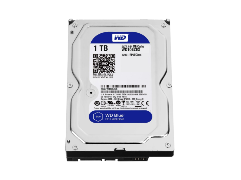 HD INT 35" 1TB WD AZUL SATAIII 6GS 7200RPM
