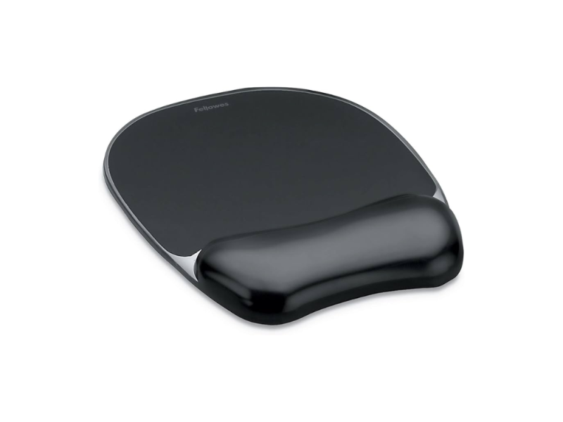 TAPETE P RATO FELLOWES C APOIO GEL BLK