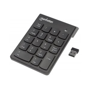TECLADO NUMERICO MANHATTAN WIRELESS PRETO