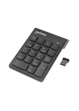 TECLADO NUMERICO MANHATTAN WIRELESS PRETO