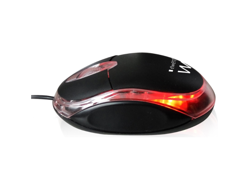 MOUSE EWENT MINI USB OPTICO 1000DPI PRETO