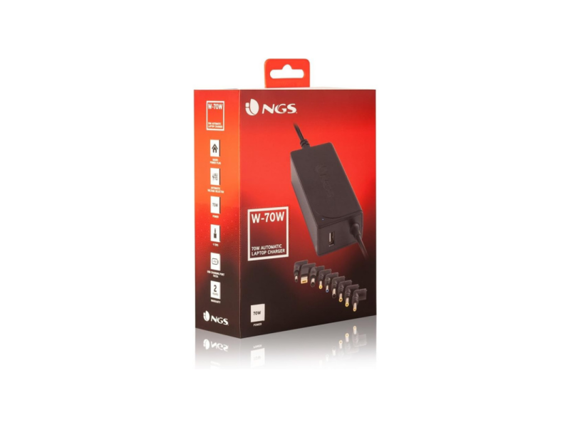 CARREGADOR NGS UNIVERSAL LAPTOP W70W